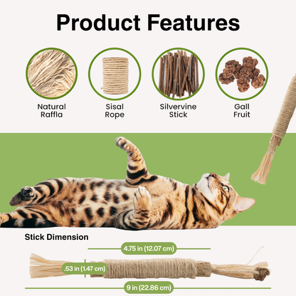 Purralux Natural Silvervine Dental Sticks